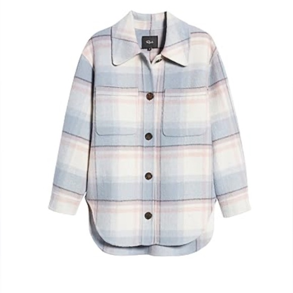 Rails Connie Plaid Wool Blend Shirt Jacket